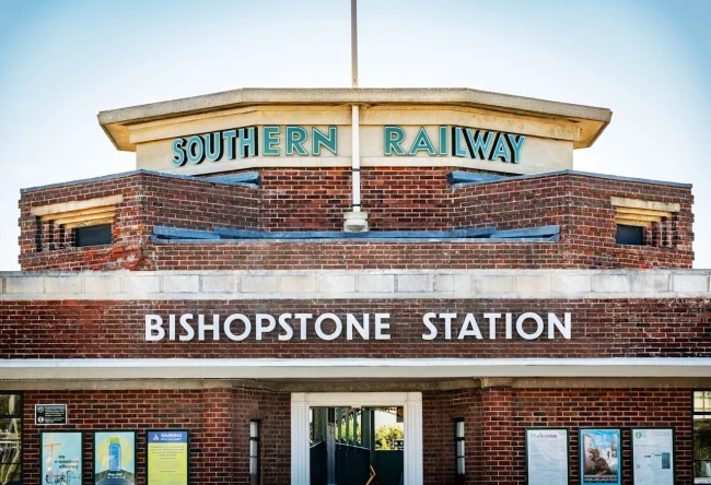 bishopstone station signage