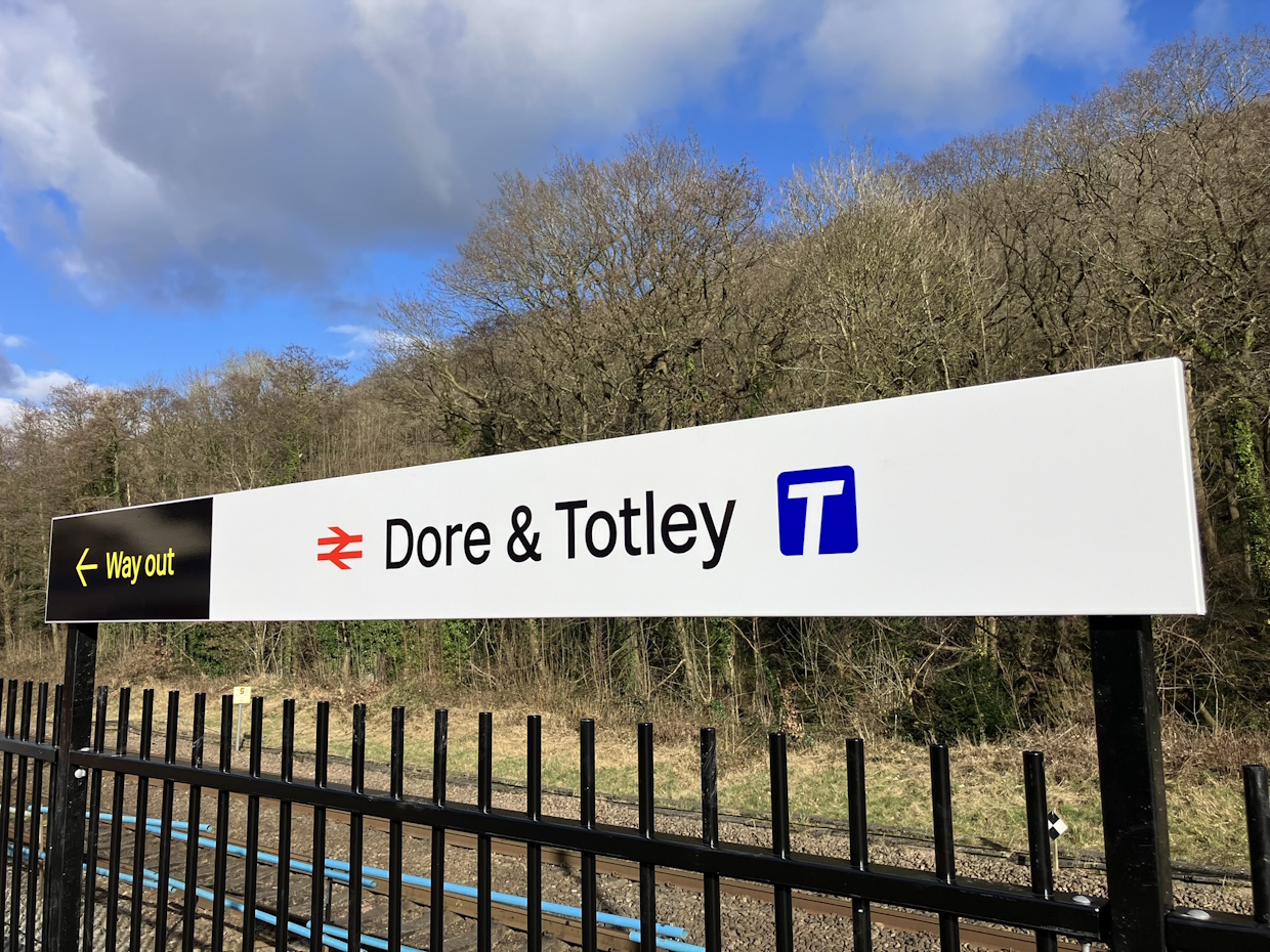 Dore and Tortley Railway Signage