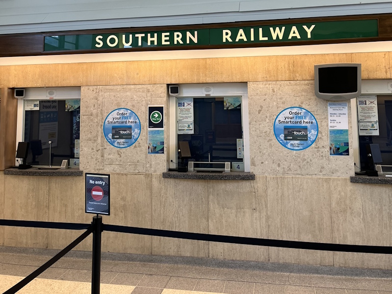 Southern Railway sign - Richmond Station Restoration Project