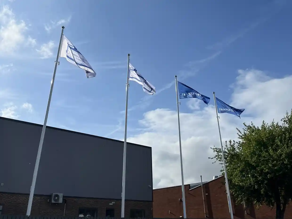 Celebrating 10 Years with a Bespoke Flag Installation
