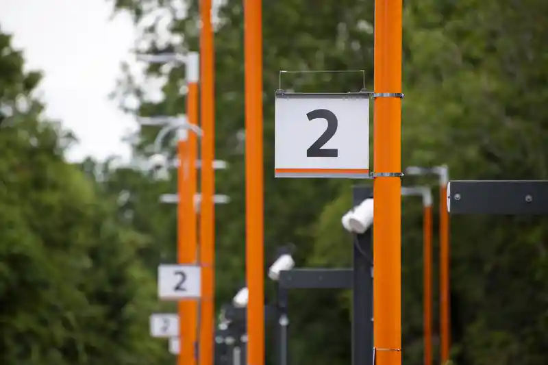 Camp Hill, Birmingham - Platform Number Signage