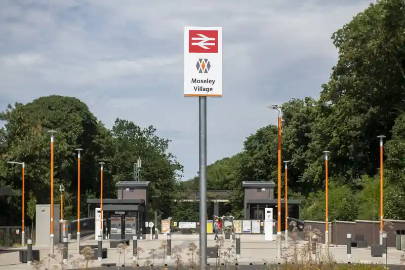 Moseley Village Train Station Signage