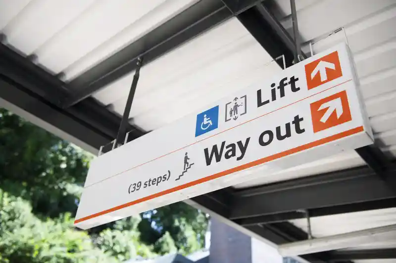 Camp Hill Stations Wayfinder Signage